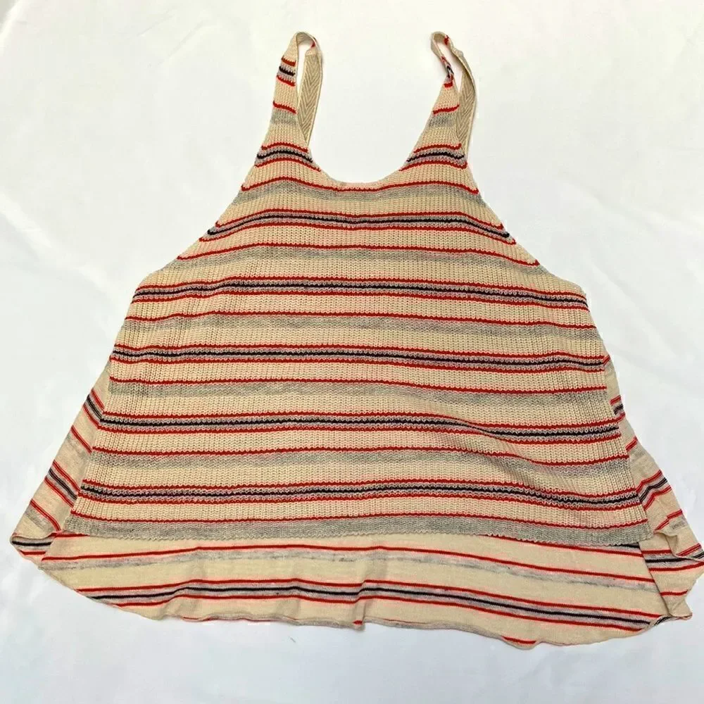 Free People Knitted Striped Tank